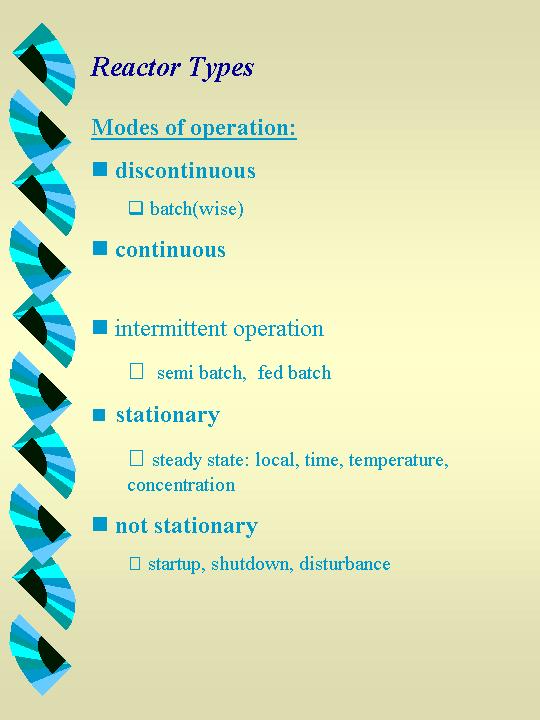 operation modes